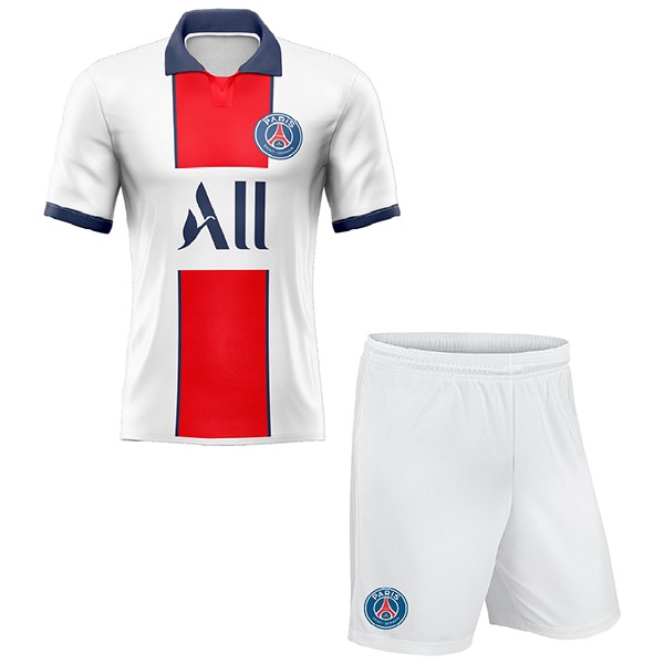 Camiseta Paris Saint Germain 2ª Niños 2020-2021 Blanco